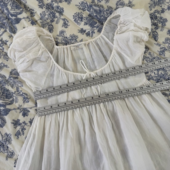 Doen Dress Womens XS Sarria White Puff Sleeve - Picture 7 of 10